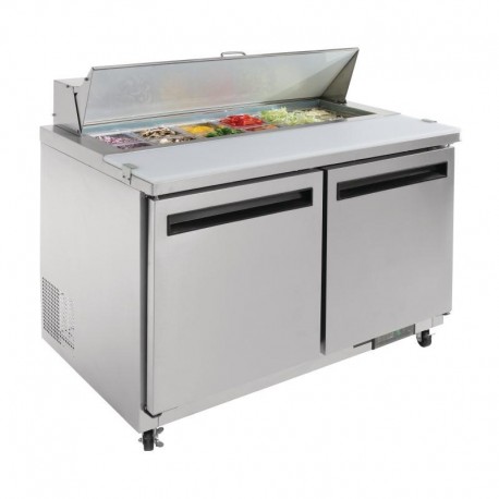 Polar 2-deurs gekoelde saladette 405ltr