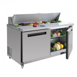 Polar 2-deurs gekoelde saladette 527ltr