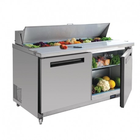 Polar 2-deurs gekoelde saladette 527ltr
