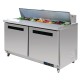 Polar 2-deurs gekoelde saladette 527ltr