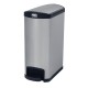 Rubbermaid Slim Jim End Step pedaalemmer RVS 50ltr