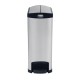 Rubbermaid Slim Jim End Step pedaalemmer RVS 50ltr