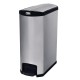 Rubbermaid Slim Jim End Step pedaalemmer RVS 90ltr