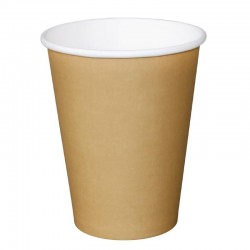 Fiesta Hot Cups met enkelvoudige wand lichtbruin 34cl x1000