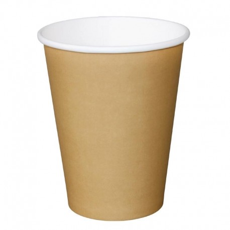 Fiesta Hot Cups met enkelvoudige wand lichtbruin 34cl x1000