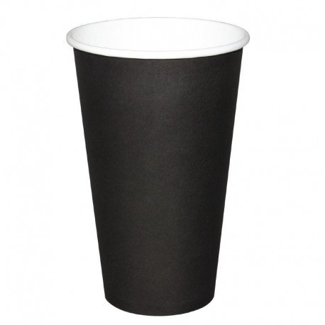 Fiesta Hot Cups enkelwandig zwart 48cl x50