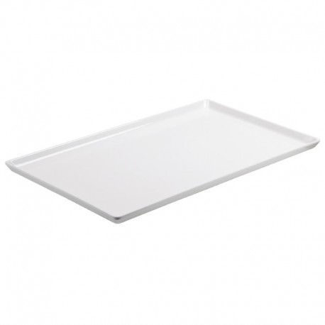 Float platte melamine schaal wit GN1/1