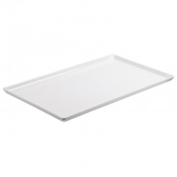 Float platte melamine schaal wit GN1/2
