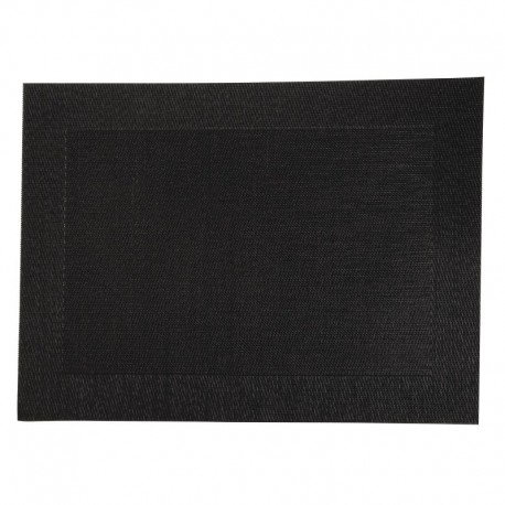 Olympia PVC geweven placemats zwart