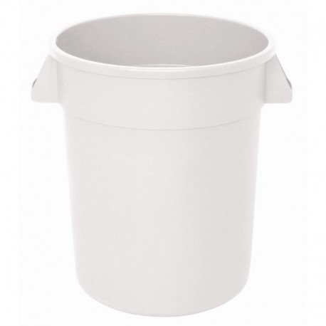 Vogue ronde voorraadcontainer wit 38ltr