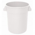 Vogue ronde voorraadcontainer wit 38L