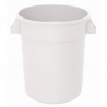 Vogue ronde voorraadcontainer wit 38L