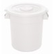 Vogue ronde voorraadcontainer wit 76ltr