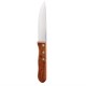 Olympia jumbo steakmes met houten heft 25cm