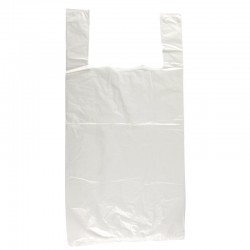 Grote witte plastic zakken