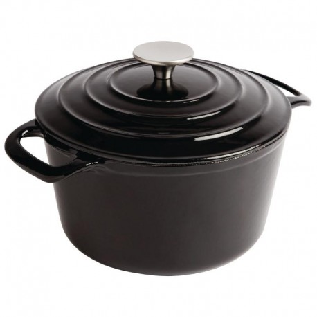 Vogue ronde braadpan 3,2L zwart