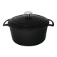 Vogue ronde braadpan 4ltr zwart
