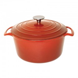 Vogue ronde braadpan 4ltr oranje