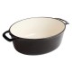 Vogue ovale braadpan 5ltr zwart