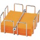 Olympia cocktail servettenhouder 140x140x65mm