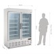 Polar display vriezer met lichtkoof 920ltr