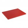 Hygiplas LDPE snijplank rood 30,5x22,9x1,2cm
