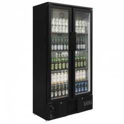 Polar rechtopstaande gekoelde bardisplay met 2 klapdeuren