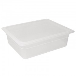 Vogue polypropyleen GN1/2 bak met deksel 100mm