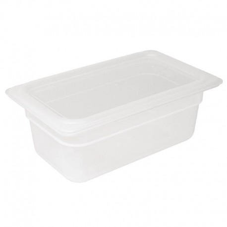 Vogue polypropyleen GN1/4 bak met deksel 150mm