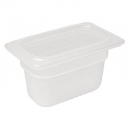 Vogue polypropyleen GN1/9 bak met deksel 100mm