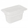 Vogue polypropyleen GN1/9 bak met deksel 10cm