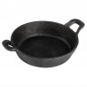Olympia gietijzeren ronde pan met oren 18cm