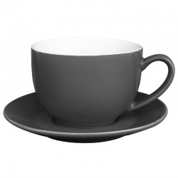 Olympia cappuccino kop grijs 34cl