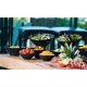 Marone melamine kom zwart 19cm