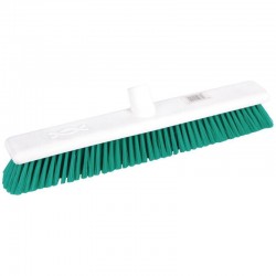 Jantex zachte hygiënische bezem 45cm groen