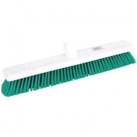 Jantex zachte hygiënische bezem 45cm groen