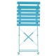 Bolero stalen opklapbare stoelen turquoise