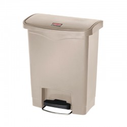 Rubbermaid Slim Jim Front Step pedaalemmer 30ltr beige
