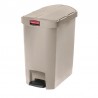 Rubbermaid Slim Jim End Step pedaalemmer 30L beige