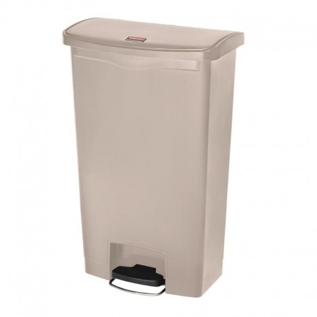 Rubbermaid Slim Jim Front Step pedaalemmer 68ltr beige