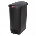 Rubbermaid Slim Jim End Step pedaalemmer 68L zwart