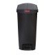 Rubbermaid Slim Jim End Step pedaalemmer 68ltr zwart