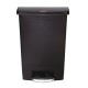 Rubbermaid Slim Jim Front Step pedaalemmer 90ltr zwart