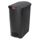 Rubbermaid Slim Jim End Step pedaalemmer 90ltr zwart