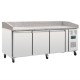 Polar 3-deurs patisserie werkbank met marmeren werkblad