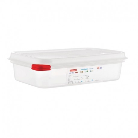 Araven GN1/4 voedseldoos met deksel 1,8ltr