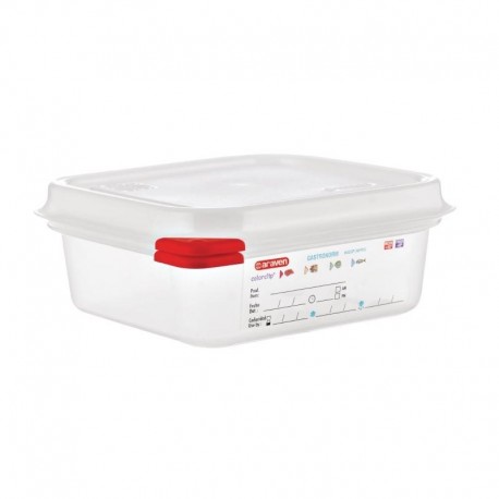 Araven GN1/6 voedseldoos met deksel 1,1ltr
