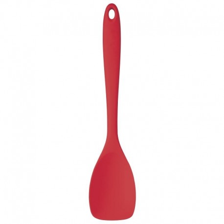 Kitchen Craft silicone pannenlikker lepelvormig rood 28cm