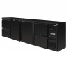 Polar U-serie werkbank koeling 2 deuren en 4 laden