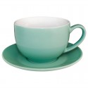 Olympia Café cappuccinokoppen aqua 34cl